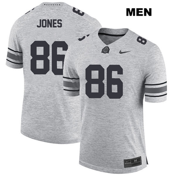 Ohio State Buckeyes Men's Dre'Mont Jones #86 Gray Authentic Nike College NCAA Stitched Football Jersey UJ19L30GO